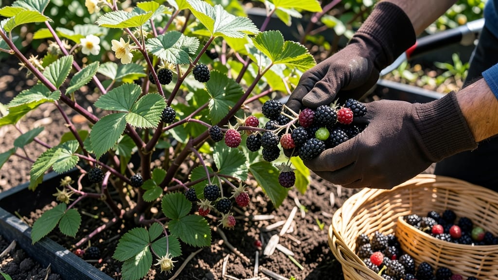 Blackberry Harvest Time: 3 Visual Cues to Pick at Peak Ripeness