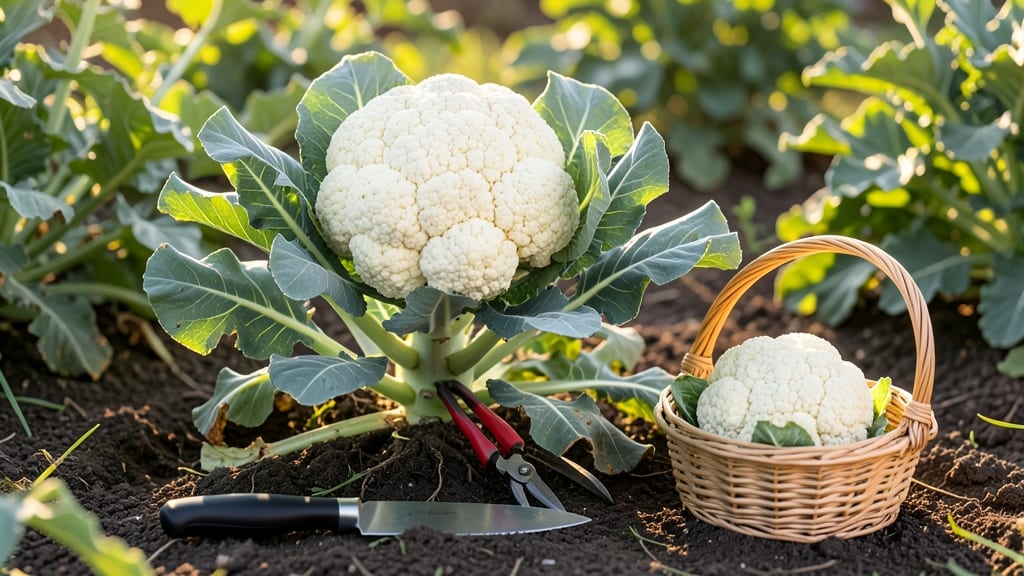 How to Know When to Harvest Cauliflower: Curd Firmness Test & Color Guide