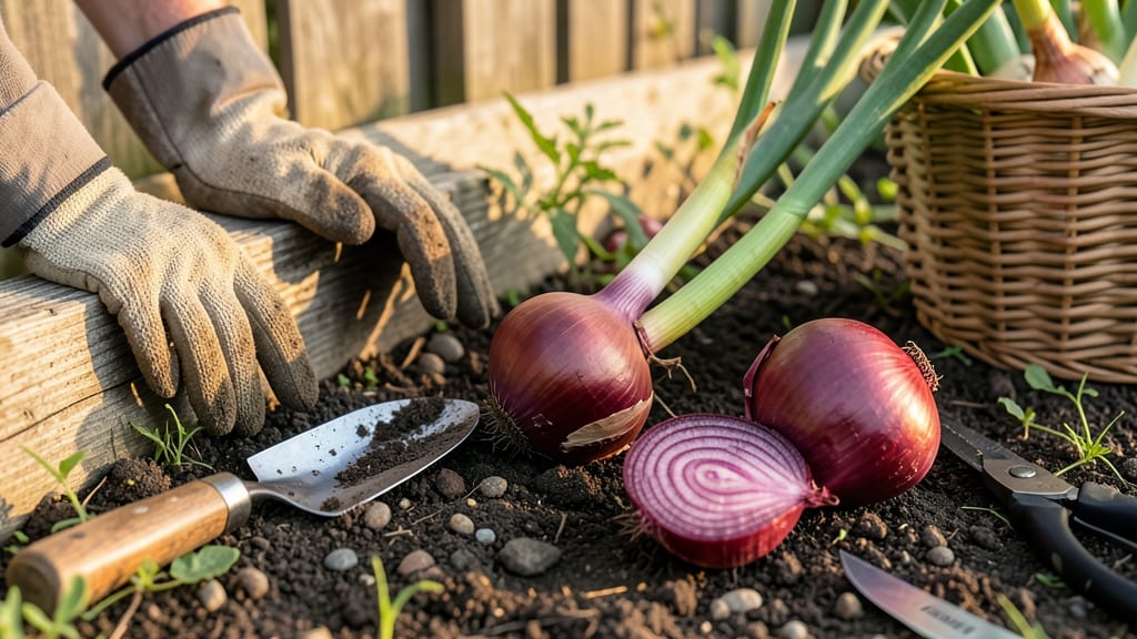 How to Know When to Harvest Red Onions: 3 Tactile Tests for Perfect Pungency