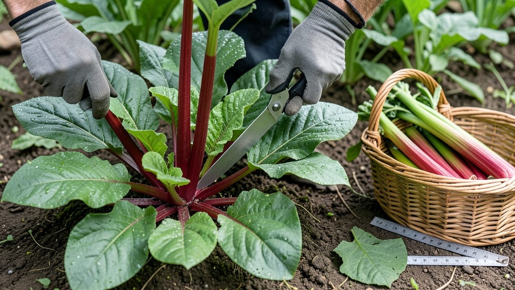 How to Harvest Rhubarb Stalks: When They’re Ready & Best Cutting Techniques