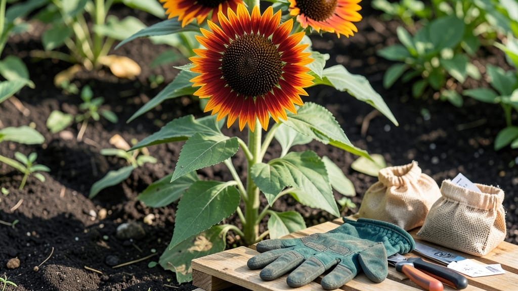 How to Harvest Mexican Sunflower Seeds: When Heads Turn Brown and Shatter Easily