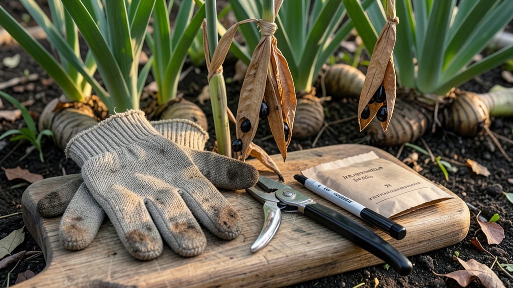 When to Harvest Iris Seed Pods: Wait for Pods to Turn Brown and Split Open