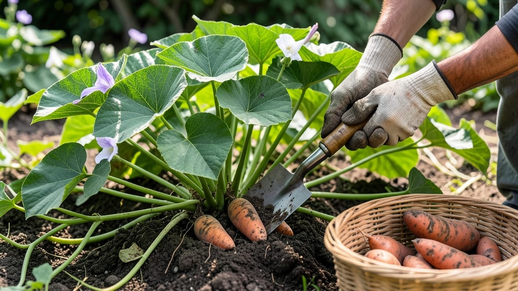 How to Know When to Harvest Sweet Potatoes: Skin Slip Test & Soil Temp Guide