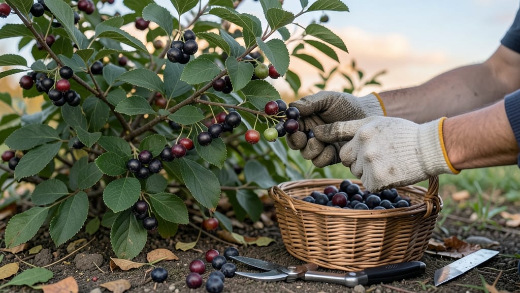 When to Harvest Aronia Berries: Color Shift and Firmness Test Guide