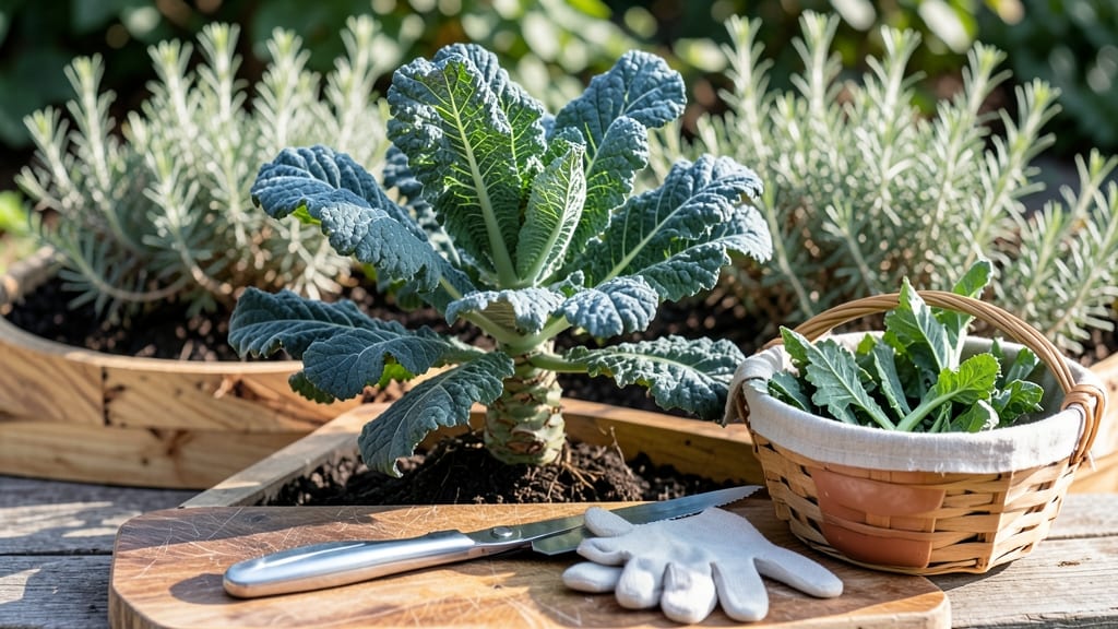 How to Harvest Dinosaur Kale: Stem Twist Test for Crisp, Nutrient-Packed Leaves