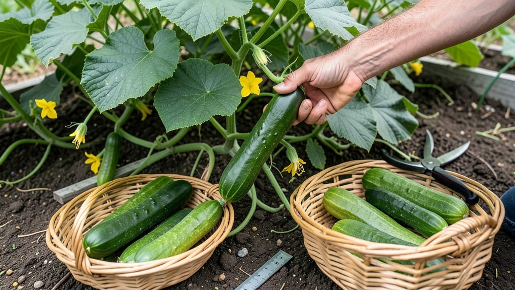 When to Pick Your Cucumbers: 3 Visual Cues for Crunchy, Seedless Harvests