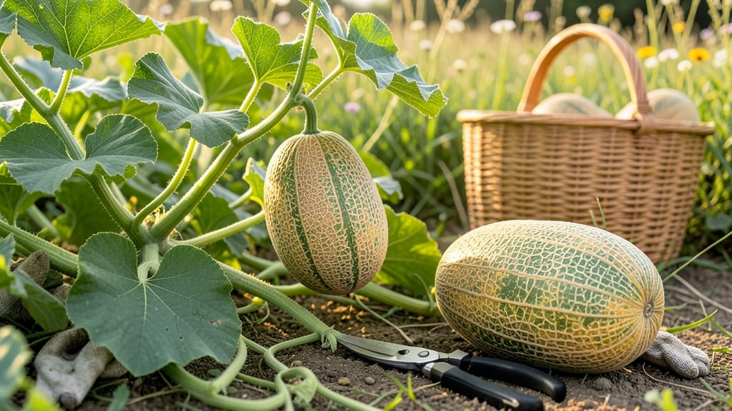 Cantaloupe Harvest Time: 3 Visual Cues to Pick Perfectly Ripe Fruit