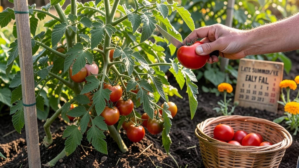 When to Pick Tomatoes Off the Vine: 3 Science-Backed Ripeness Tests Without Damage