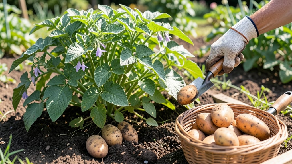When to Harvest Russet Potatoes: Dig for Firm, Paper-Thin Skin & Size