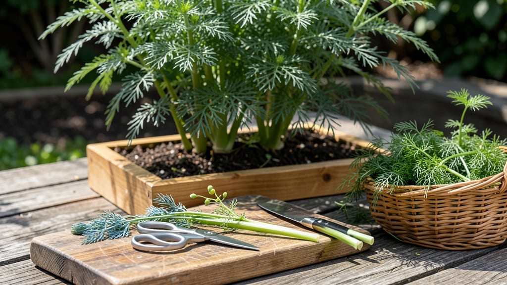 How to Harvest Dill: When Stems Snap and Leaves Cup Tightly