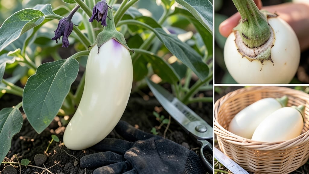 When to Harvest White Eggplant: 3 Tactile Tests for Crisp, Glossy Skin