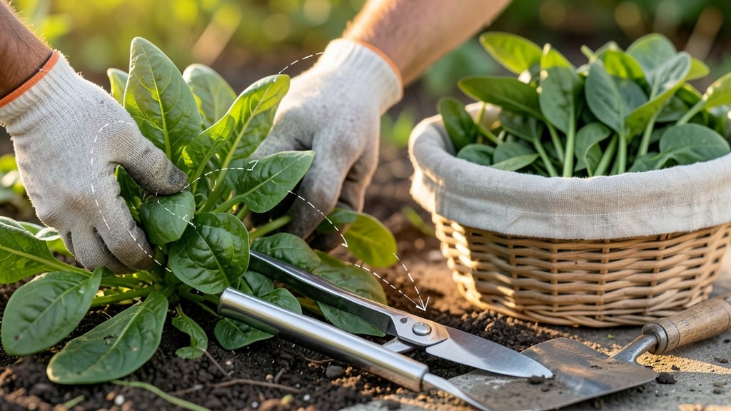 How to Harvest Spinach So It Keeps Growing: Cut-and-Come-Again Method Explained