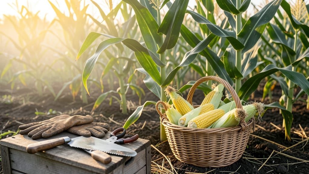 Sweet Corn Harvest Time: When Tassels Dry and Silk Turns Brown