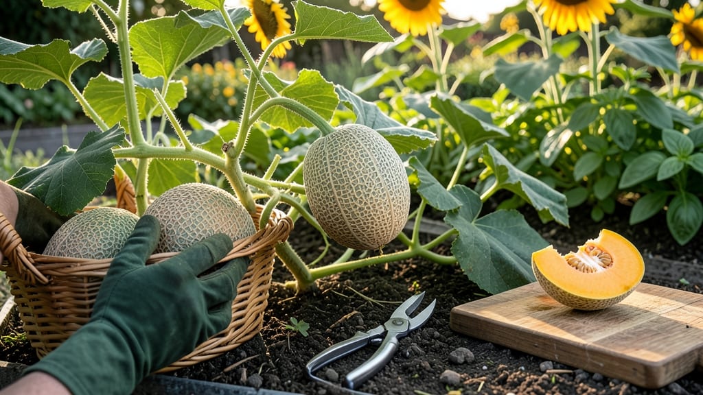 How to Know When to Harvest Cantaloupe: 3 Simple Tests for Perfect Sweetness