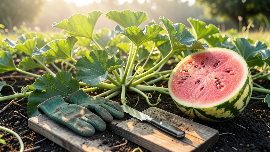 When to Pick a Watermelon Off the Vine: Field-Tested Stem Twist & Rind Pattern Checklist