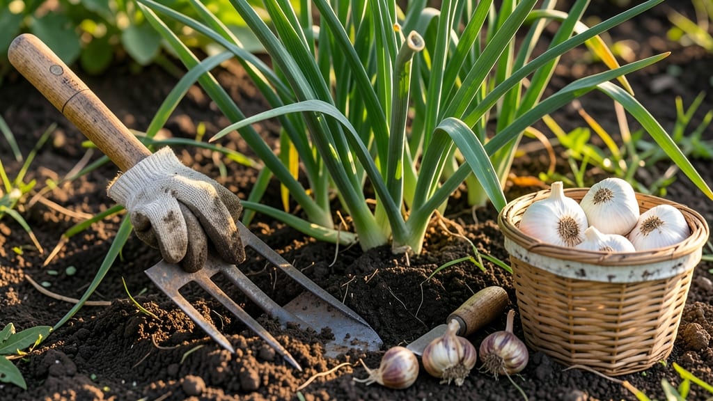When to Harvest Garlic in Zone 8: Scapes or Bulbs—What to Watch For