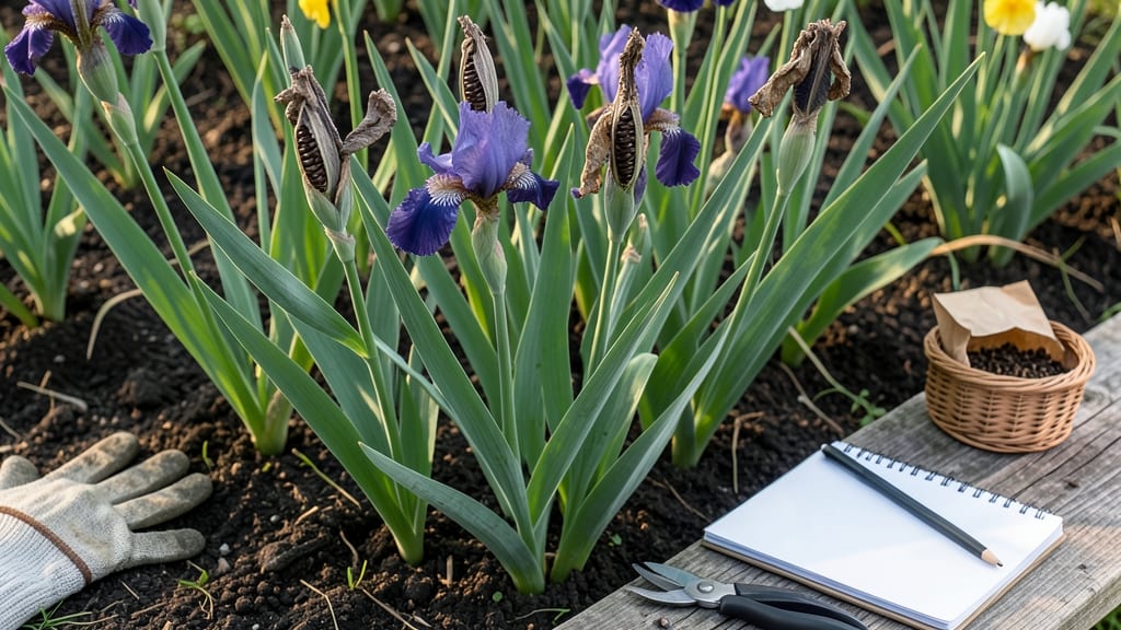 How to Harvest Iris Seeds: When Pods Turn Brown & Pop Open Naturally