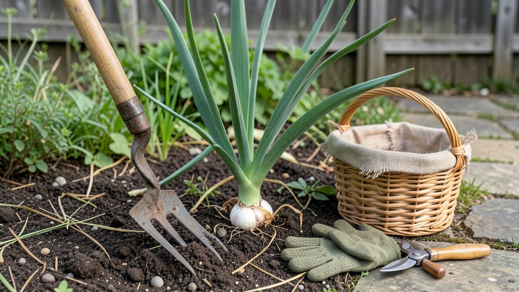 When to Harvest Garlic in NC: Leaf-Dying Tricks for Zero-Frost Success