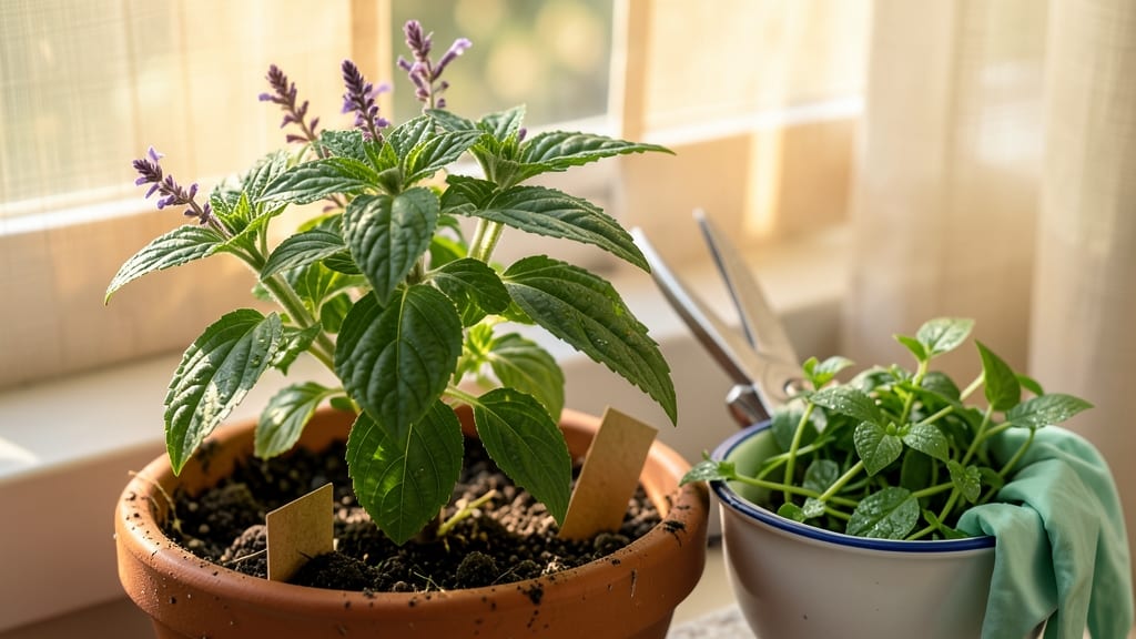 How to Harvest Holy Basil: When Leaves Curl Back and Soil Resists Digging
