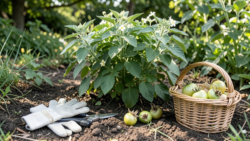 When to Pick Tomatillos: Green to Golden Color Shift Without Cracking