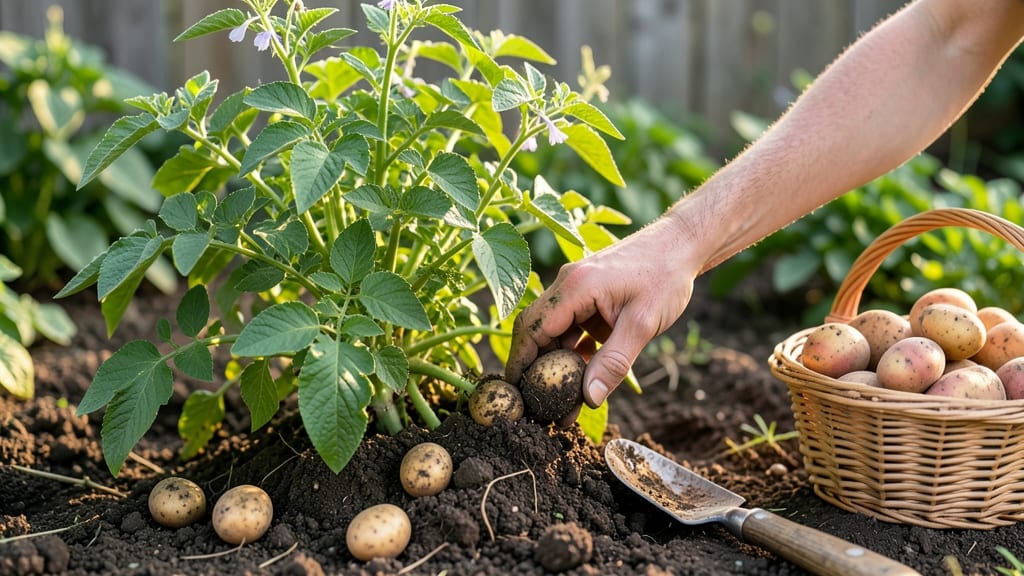 When to Pick Potatoes After Planting: Soil Looseness and Flower Timing Secrets