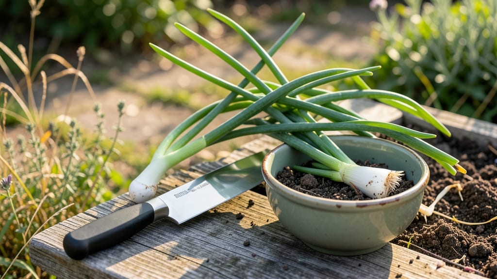 How to Harvest Green Onions So They Keep Growing: Cut-and-Regrow Method for Endless Supply