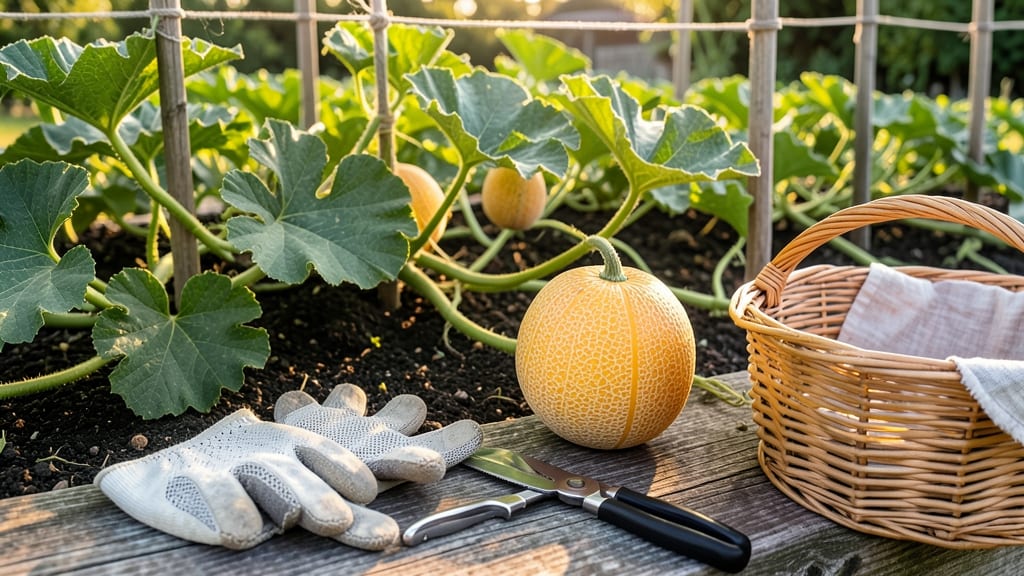 When to Harvest Cantaloupe from Garden: 3 Non-Negotiable Ripeness Tests Farmers Use