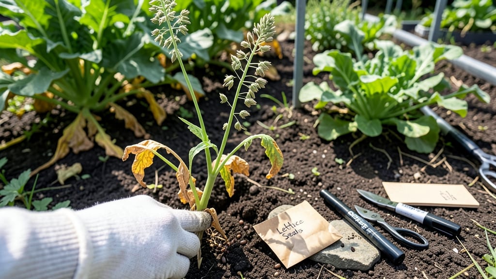 When to Harvest Lettuce Seeds: 3 Tactile Tests for Zero-Waste Collection