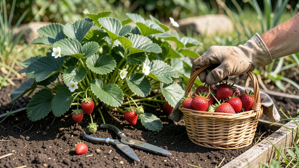 Harvest Time for Strawberries: 3 Visual Cues to Pick at Peak Sweetness