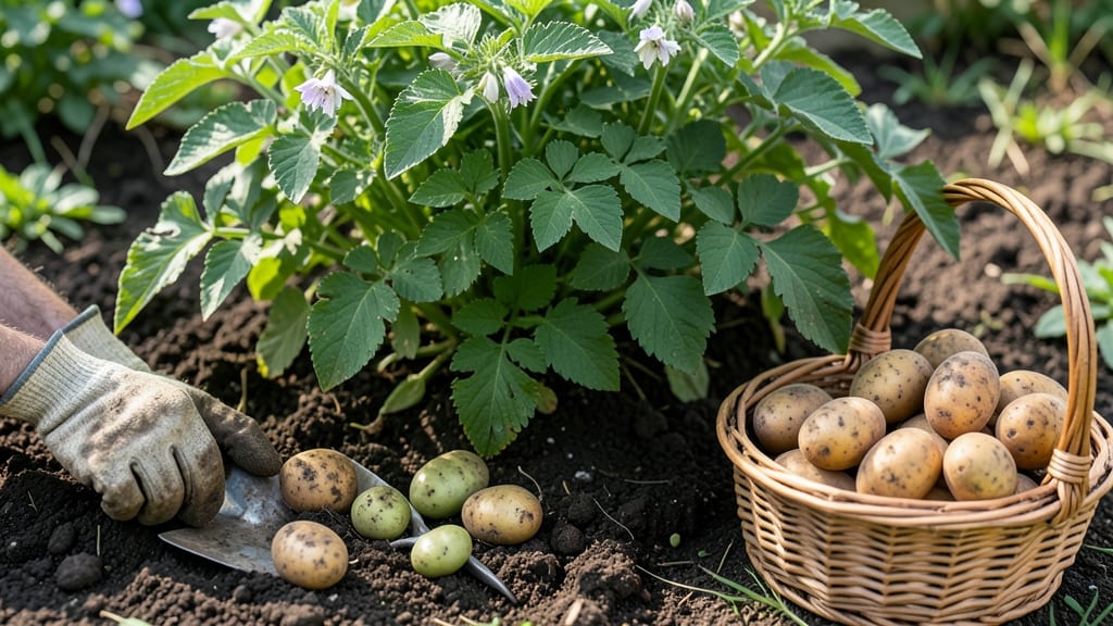 How Do You Know When It's Time to Harvest Potatoes: Dig for These 3 Tells