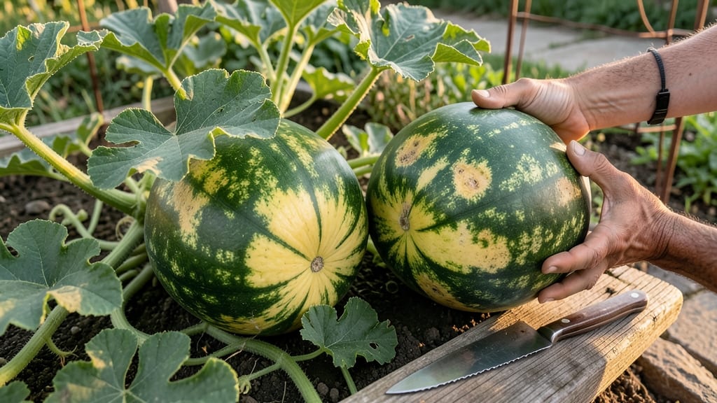 How to Know When to Pick Watermelons: 3 Field-Proven Tests Without Cutting