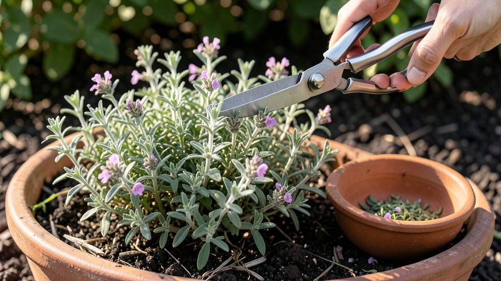 How to Harvest Thyme So It Keeps Growing: Prune-and-Preserve Method