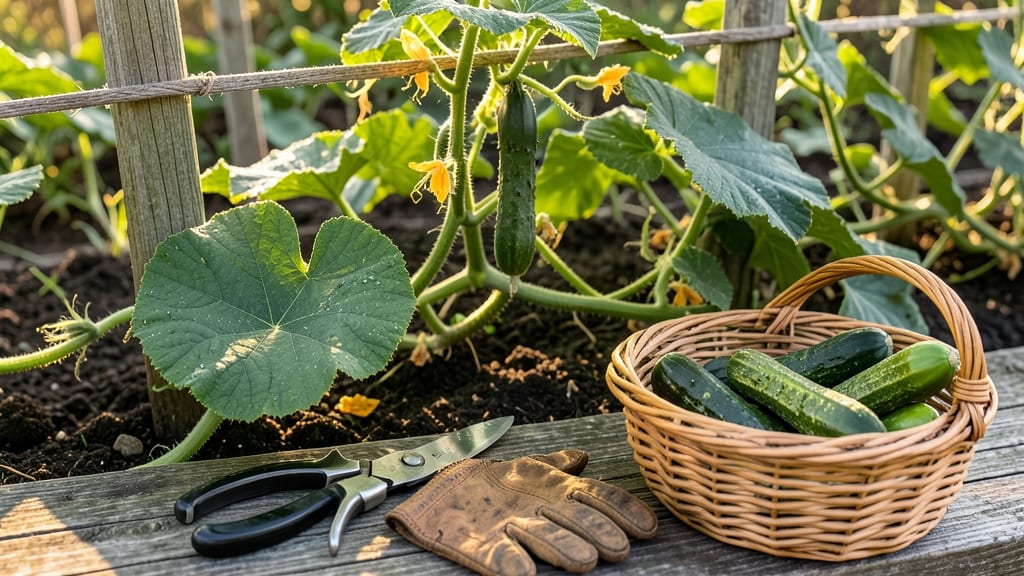 When to Harvest Cucumbers From Garden: 3 Tactile Tests for Crunch and Sweetness