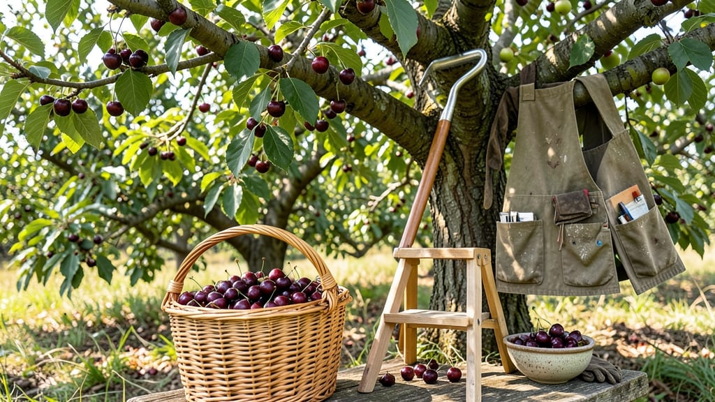 When to Pick Cherries: Stem Twist Test and 3-Step Ripeness Check