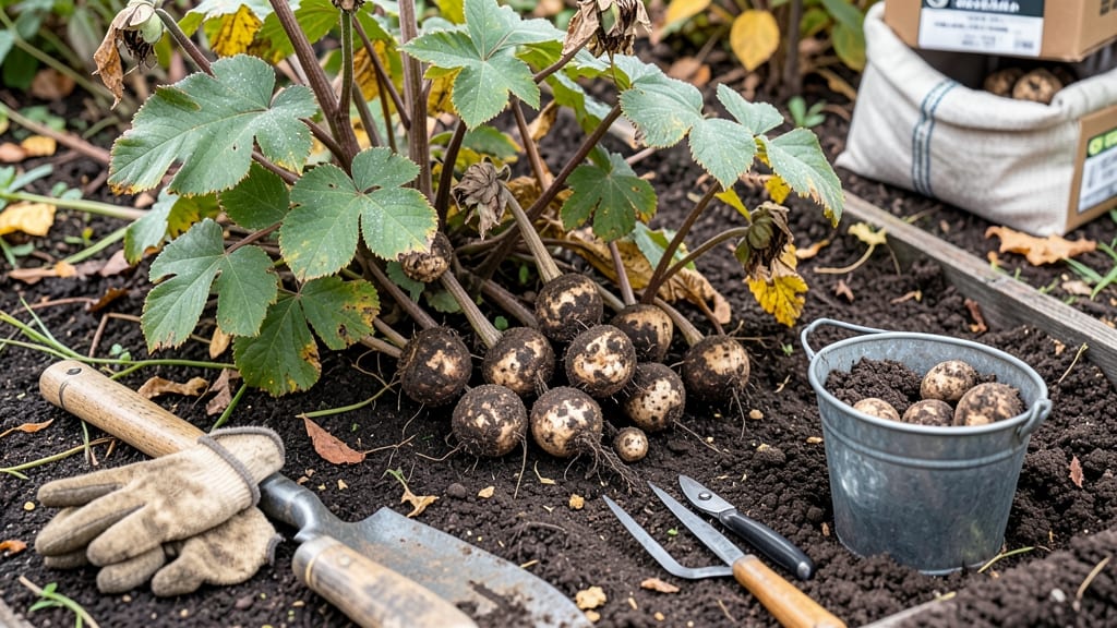 How to Harvest Dahlia Tubers: The Right Time and Tools for Winter Survival