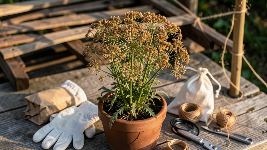 How to Harvest Dill Seeds: When Stems Turn Brown & Pop Open Naturally