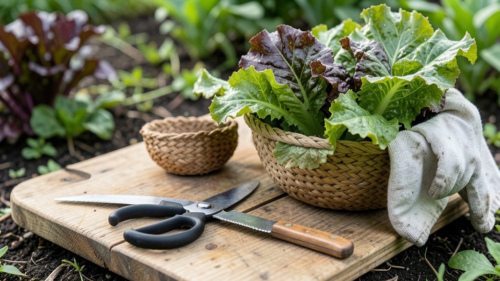 Harvest Salad Bowl Lettuce: Crunchy Stem Test for Perfect Texture