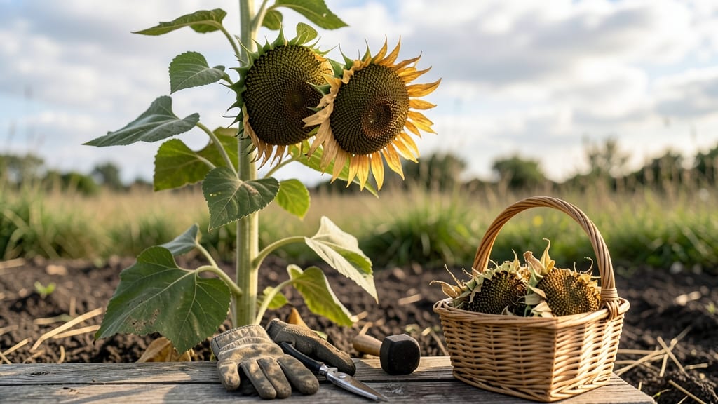 When to Harvest Sunflower Heads: Petal Drop & Seed Color Shift Guide