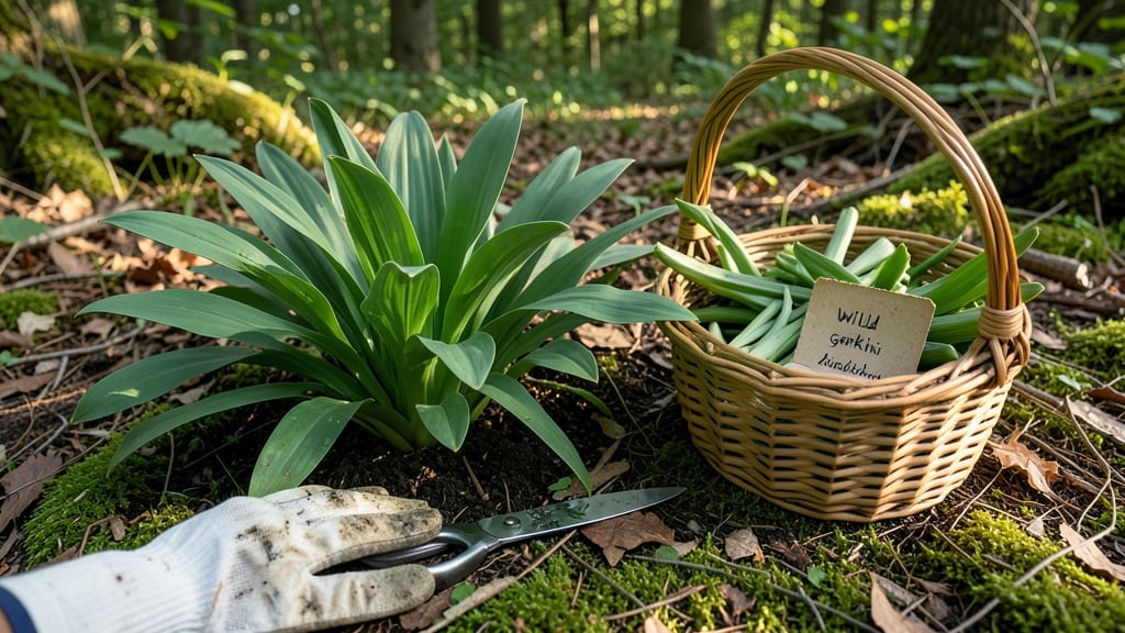 When to Harvest Wild Garlic: Leaf Shape & Root Swelling Test
