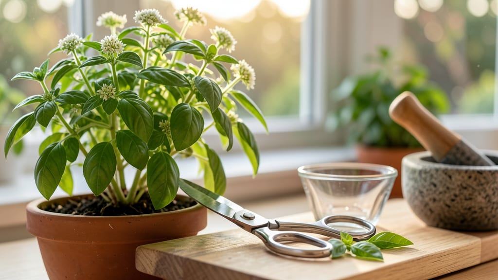 How to Harvest Basil for Pesto: Pinch-and-Preserve Method for Maximum Flavor