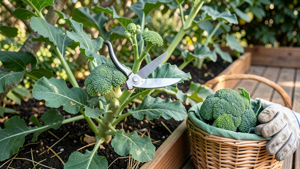 How to Harvest Brocolli: Cutting Techniques for Larger Side Shoots