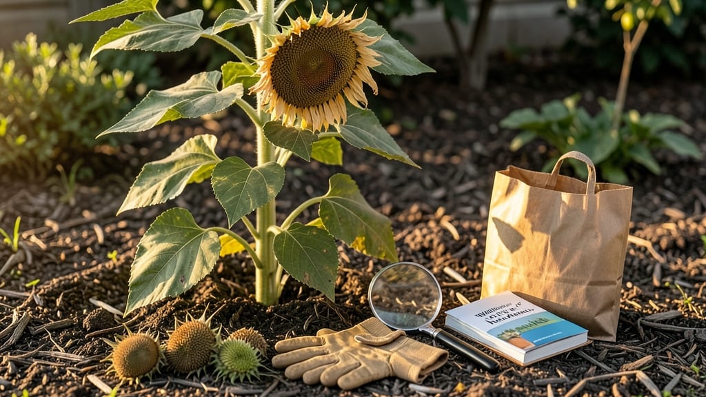 When to Harvest Sunflower Seeds From Plants: Seed Head Color & Stem Twist Test