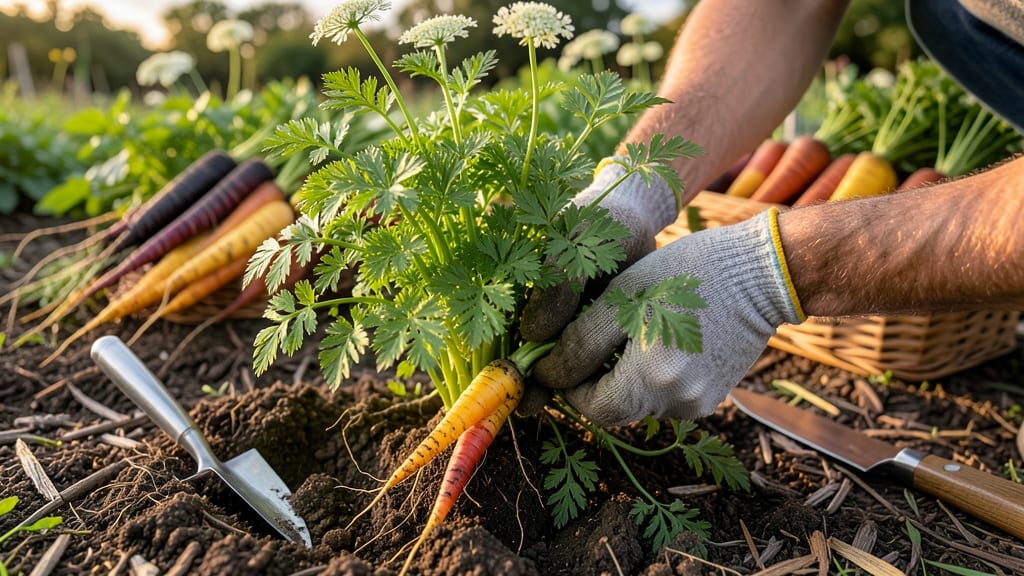 When to Harvest Rainbow Carrots: Soil Test & Finger-Press Tricks for Sweetness