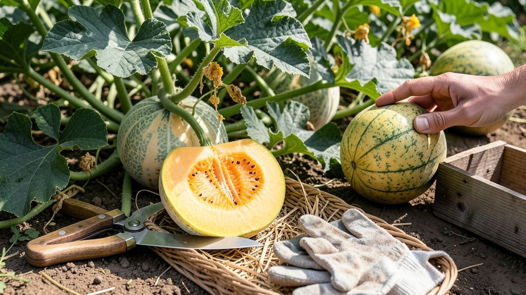When to Harvest Muskmelon: 3 Tactile Tests for Sweetest Flavor Before Overripening