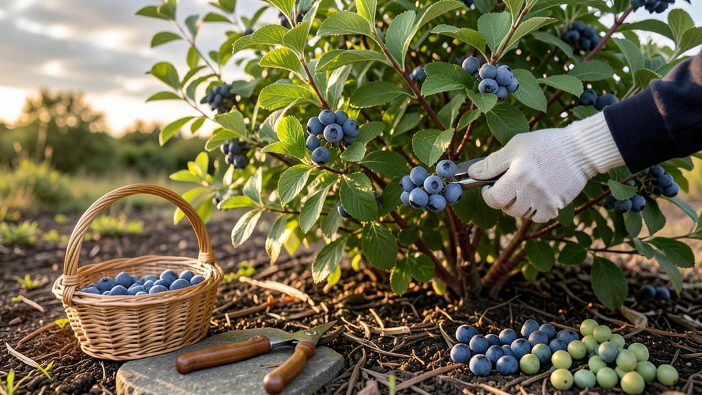 Best Time to Pick Blueberries: Ripe Color, Stem Flex, and Seed Maturity Checklist