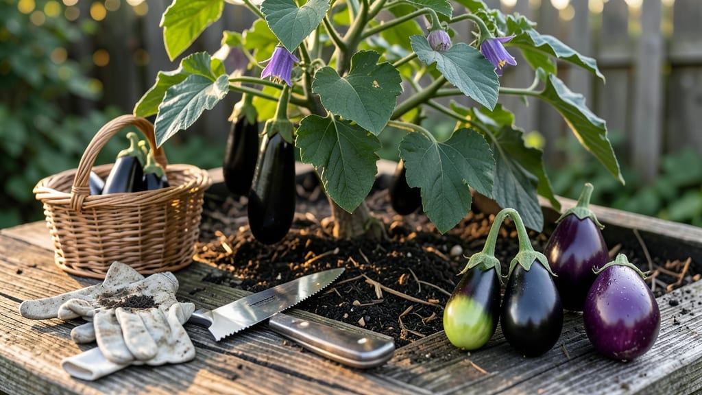 When to Harvest Black Beauty Eggplant: Firm Skin & Deep Purple Gloss