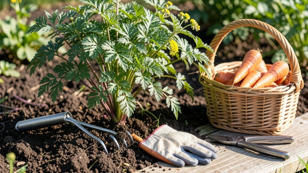 When to Harvest Carrots: Pull When Shoulders Pop Above Soil