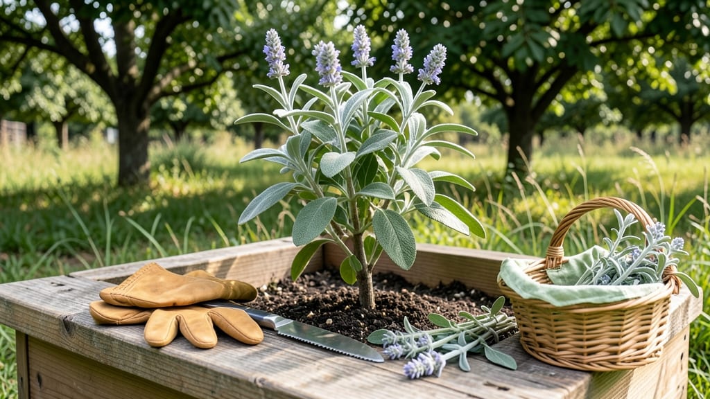 How to Harvest Sage Herb: When Leaves Curl Back for Peak Flavor