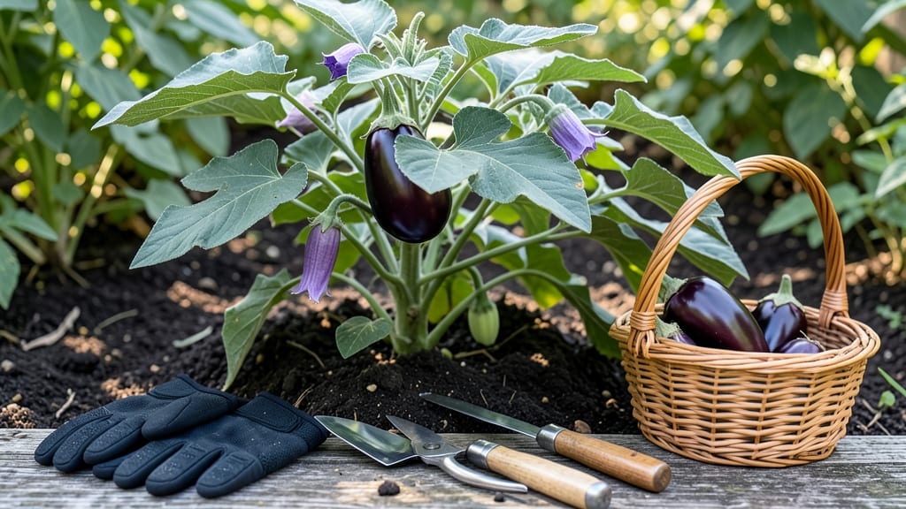 How to Harvest Eggplant: 3 Tactile Tests to Pick at Peak Ripeness