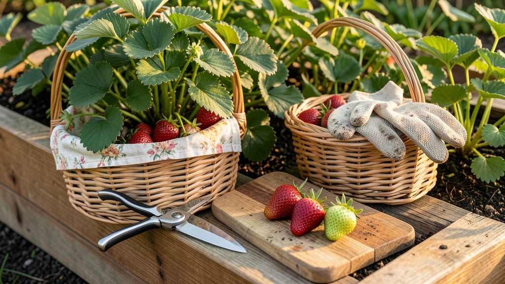 When to Pick Strawberries: Berry Color, Stem Flex & Seed Maturity Triggers